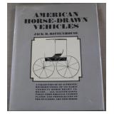 books -- American Horse-Drawn Vehicles by Jack D.