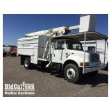 (DMV) 2000 International 4700 T 444E Utility Truck