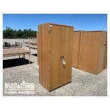 (10) Wood Wardrobes