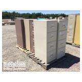 (6) Assorted Filing Cabinets