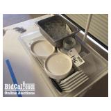 Small White Plates And Gas Candles