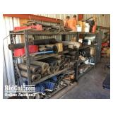 Racks and Cabinet with Contents, Pads, Brushes,