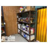 Shelf and Contents of Paint Products and More