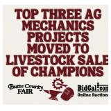 Top Three Ag Mechanics Projects Relocated
