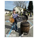 Caden Garcia - Wine Barrel Smoker