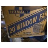 Homart 20 inch Window Fan - new in box
