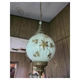 Hollywood Regency Hanging Light - matches