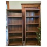 (2) Bookcases