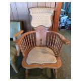 Unique Wooden Rocking Chair