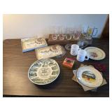 Local Sigel & Effingham Co Plates, Glasses,
