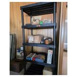 Plastic Shelving Unit - contents not included