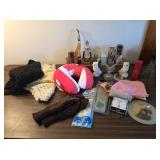 Perfumes, Scarves, Figurines, Travel Pillow