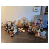 Various Figurines & Table Decor