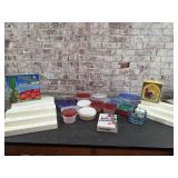 Shelf risers, tomato planter, plastic ware