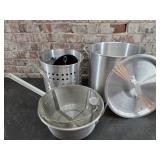 30qt Boiling Pot with Strainer basket, Turkey