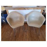 MCM Fiberglass Chairs - set of 2