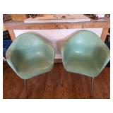 MCM Fiberglass Chairs - set of 2