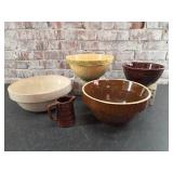 Early 20th Century Stoneware Bowls