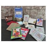 Cross Stitch, Fabric, Cards, Frames