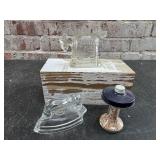 1920s-40s Glass Candy Containers