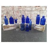 Cobalt Blue Bottles
