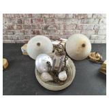 Hardwired Vintage Globe/Chain Lights