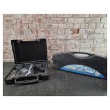 Gun Case, Metal Horseshoes Set