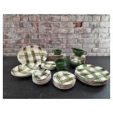MCM Heather Plaid Stoneware by Stetson China