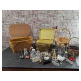 Picnic Baskets, Glassware items