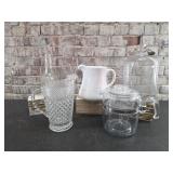 Pitchers, Glass Stovetop Pyrex Coffee Pot