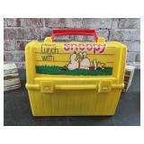 Snoopy Plastic Lunch Box with Thermos - #3