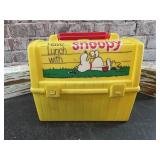 Snoopy Plastic Lunch Box with Thermos - #2