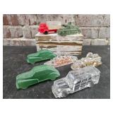 1920s-40s Glass Candy Containers
