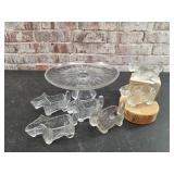 Scottie Dog Candy Dishes, Cake Plate