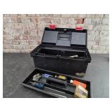 Rubbermaid Toolbox with contents