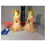 Pair of Girl Figurine Bells