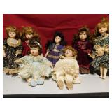 Assorted Dolls 7 pieces