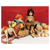 Dolls, Horses, stuffed bears