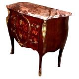 Bombay Spanish marble top commode