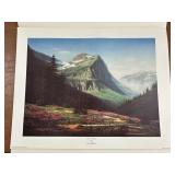 Limited / Signed 1986 Mark Pettit "Glacier Valley"