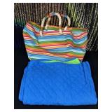 Beach Tote and Blanket Set