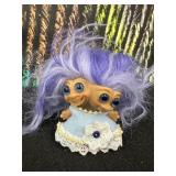 1965 Uneeda Two Headed Troll Doll