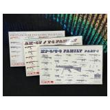 Selection of 1:35 Scale Weapons Model Kits