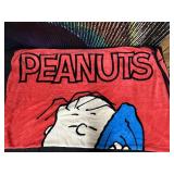 Peanuts Linus Blanket approx 88" x 54"
