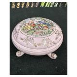 Vintage Victorian Footed Jewelry Canister