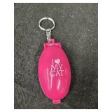 I Love My Cat Animated Keychain