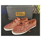 New Keds Burnt Sienna Sequin Tennis Shoes