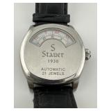 Vintage S Stauer 1930 Automatic 21 Jewels