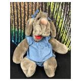 Vintage The Wrinkles Inc Plush Puppet