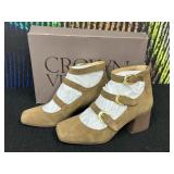 New Crown Vintage Chestnut Cow Suede Shoes